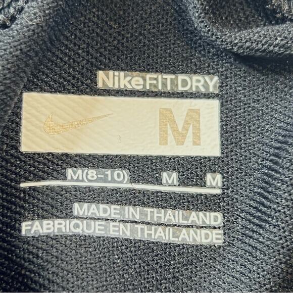 Nike Long Sleeve Active Turtleneck Thumb Holes FitDry Black Size Medium - Picture 12 of 12